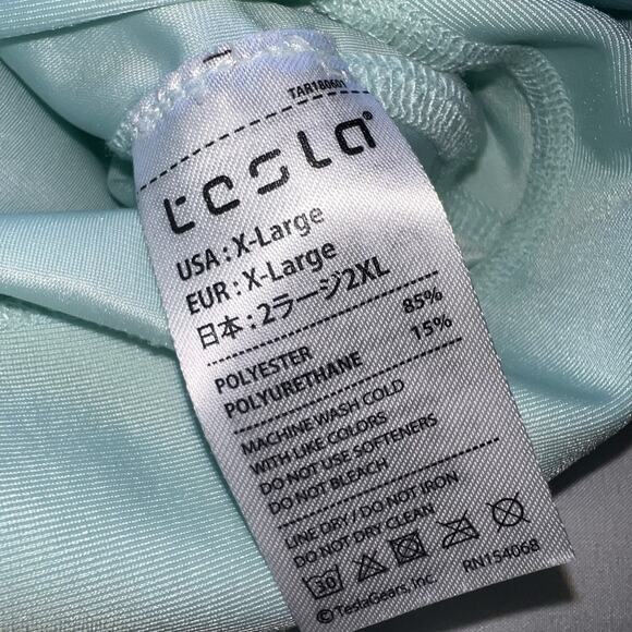 TESLA Jacket Women Size XL Green Running Hooded Thumb Holes Full Zip Lightweight - Picture 14 of 16